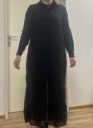 Halbtransparentes hemdkleid - halbtransparentes,