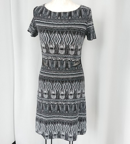 Kleid schwarz silber