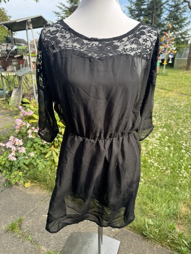 Kleid schwarz sommerkleid - kleid, 34