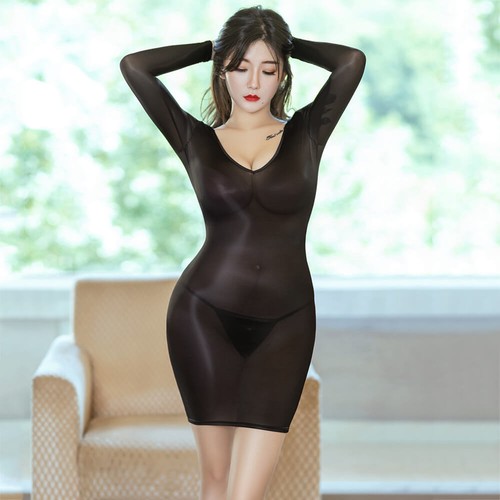 Damen glänzend transparent - damen,