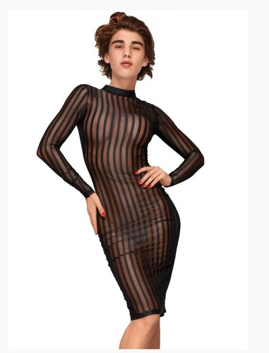 Noir handmade clubwear kleid - handmade,